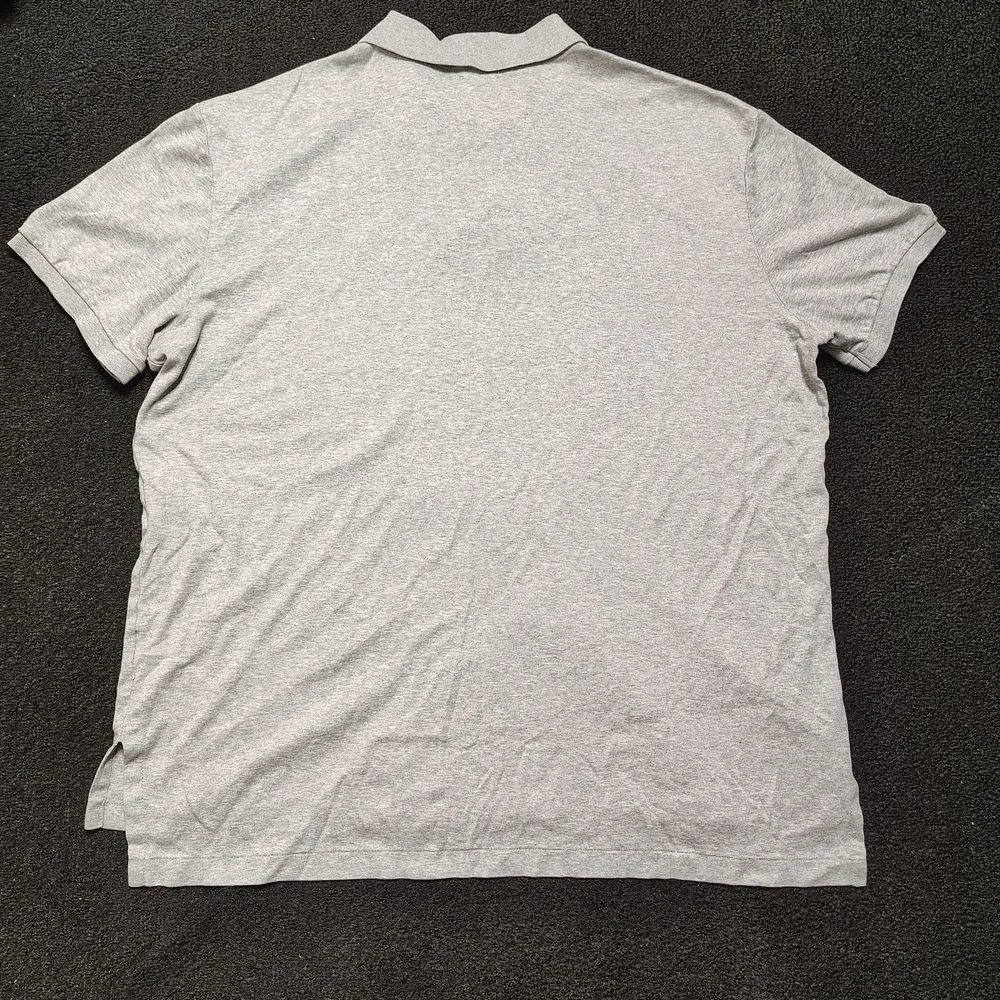 Polo Ralph Lauren Gray Pima Soft Touch Polo Cotton Shirt Mens Size XL